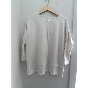 Spanx Women's White Soft Sweatshirt | Size Medium